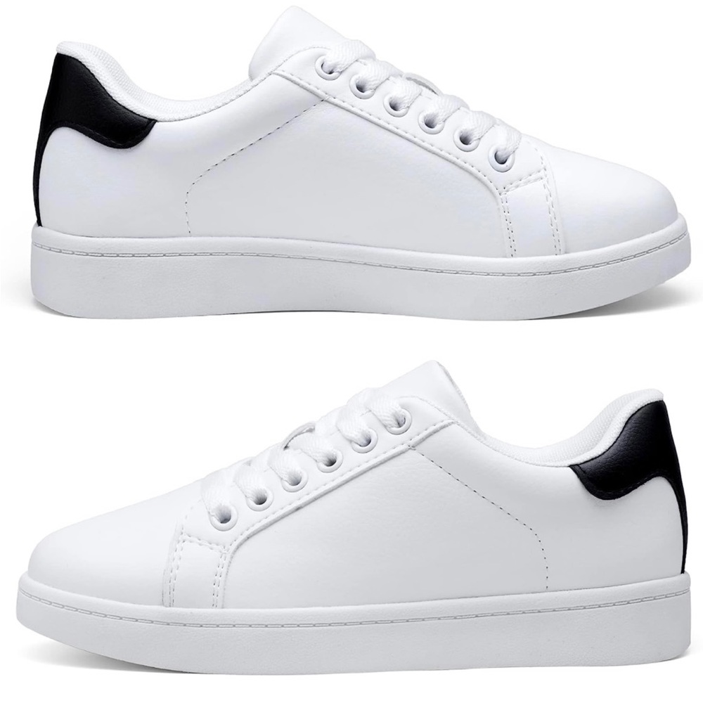 🔥New! Vepose high quality white & Blk 8003 dress sneakers Vegan leather Size 11